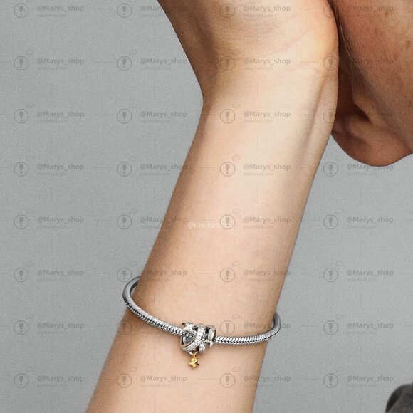 Pandora Shooting Star Spiral Charm - Picture 5 of 5